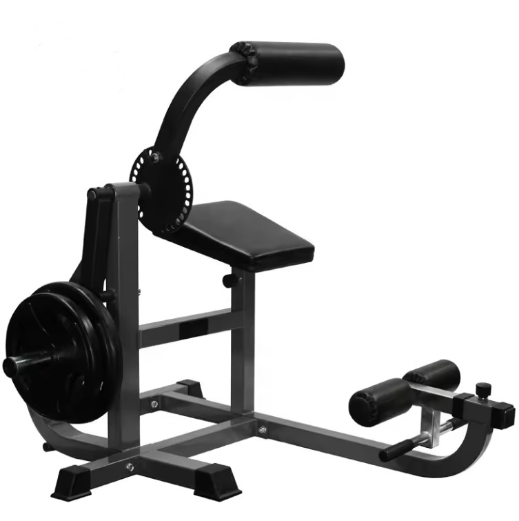 MÁQUINA DE EXTENSIÓN DE ESPALDA CON PESAS AB CURL